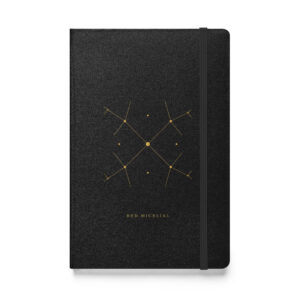 Cuaderno de Integración Tapa Patrón Micelio Dorado | Psiconauta Consciente
