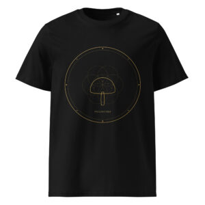 Camiseta Hongo Psilocybe Geometría Sagrada | Psiconauta Consciente