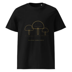 Camiseta Trío de Hongos Línea Continua | Psiconauta Consciente