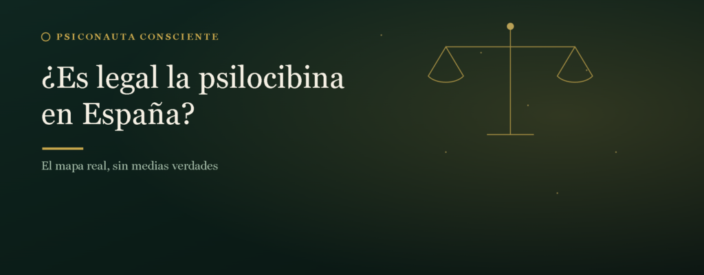 Balanza de la justicia en linea dorada sobre fondo verde oscuro